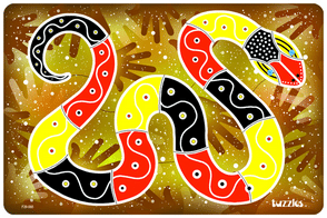 Aboriginal Art - Serpent