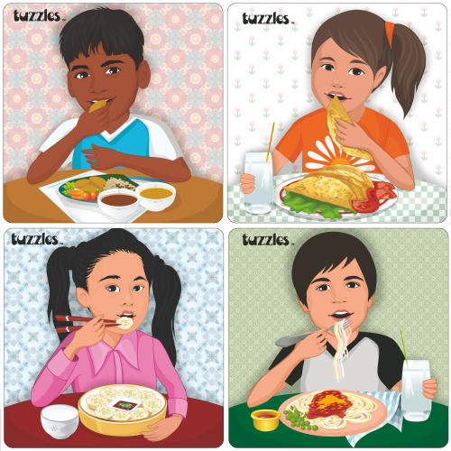Multicultural Meals Set of 4